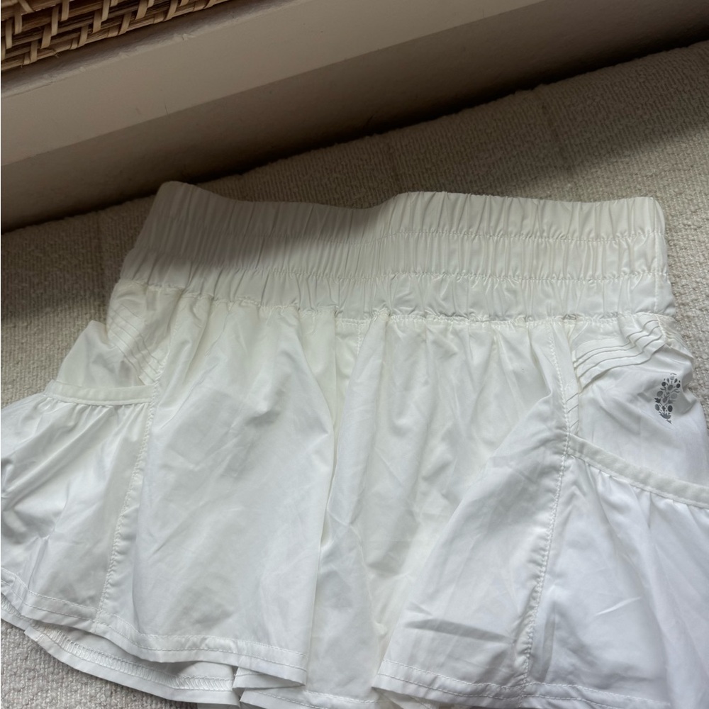 FP Movement Get Your Flirt White shorts